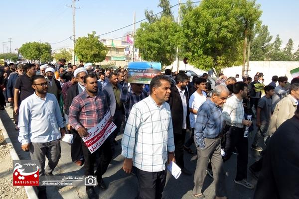 راهپیمایی جمعه نصر در بندر کنگان برگزار شد