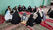 قابی خاطره انگیز از حال و هوای اعتکاف دانش آموزی در فراهان