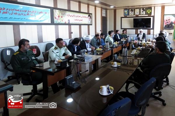 تقدیر از تلاش‌های سپاه شهرستان کنگان در روز پاسدار