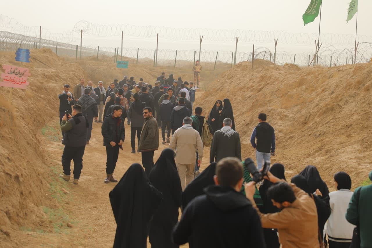 گزارش تصویری/ اردوی راهیان نور جامعه ورزش در  کانال کمیل