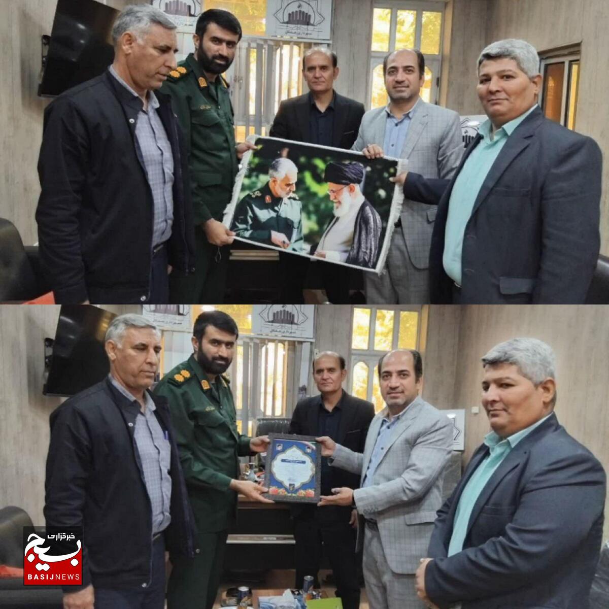 با اهدای لوح از سوی فرمانده ناحیه مقاومت بسیج از شهردار هفتکل تقدیر شد