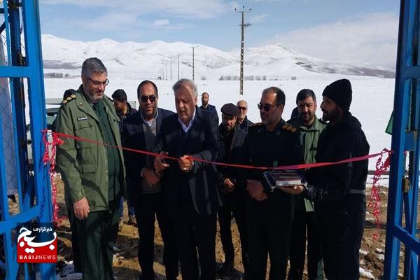 افتتاح ایستگاه پمپاژ مخزن آب روستای چنار سفلی اسدآباد