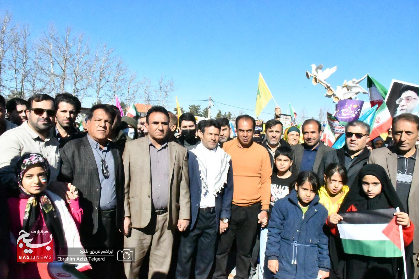 جلوه هایی تماشایی از حضور حماسی مردم یاسوج در راهپیمایی ۲۲ بهمن