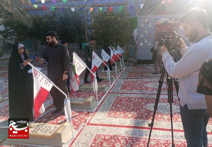 حضور کاروان رسانه‌ای شهید محمد عفیف در پادگان شهید حبیب اللهی اهواز و یادمان شهدای هویزه به منظور پوشش رسانه‌ای راهیان نور ۱۴۰۴ در روز اول اعزام به استان خوزستان