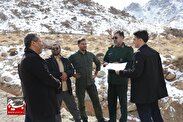 بازدیدفرمانده سپاه الغدیر  از زیرساخت‌های اردوگاه‌های بسیج در منشاد و آدرشک