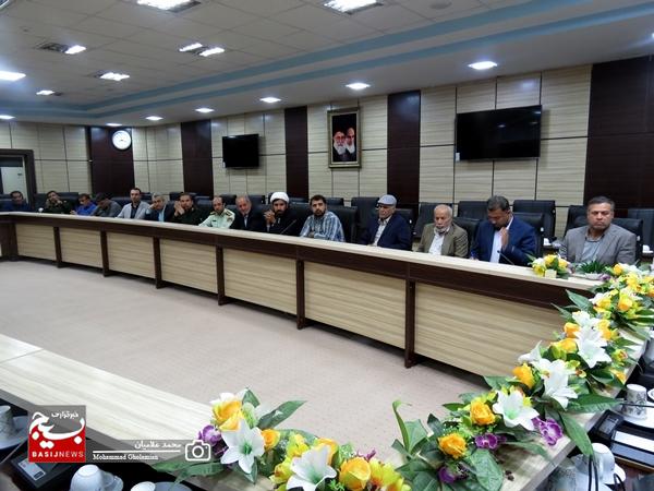 بررسی مسائل اولویّت‌دار شهرستان کنگان در اجلاسیه مجمع بسیجیان