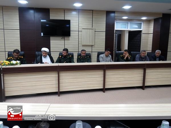 بررسی مسائل اولویّت‌دار شهرستان کنگان در اجلاسیه مجمع بسیجیان