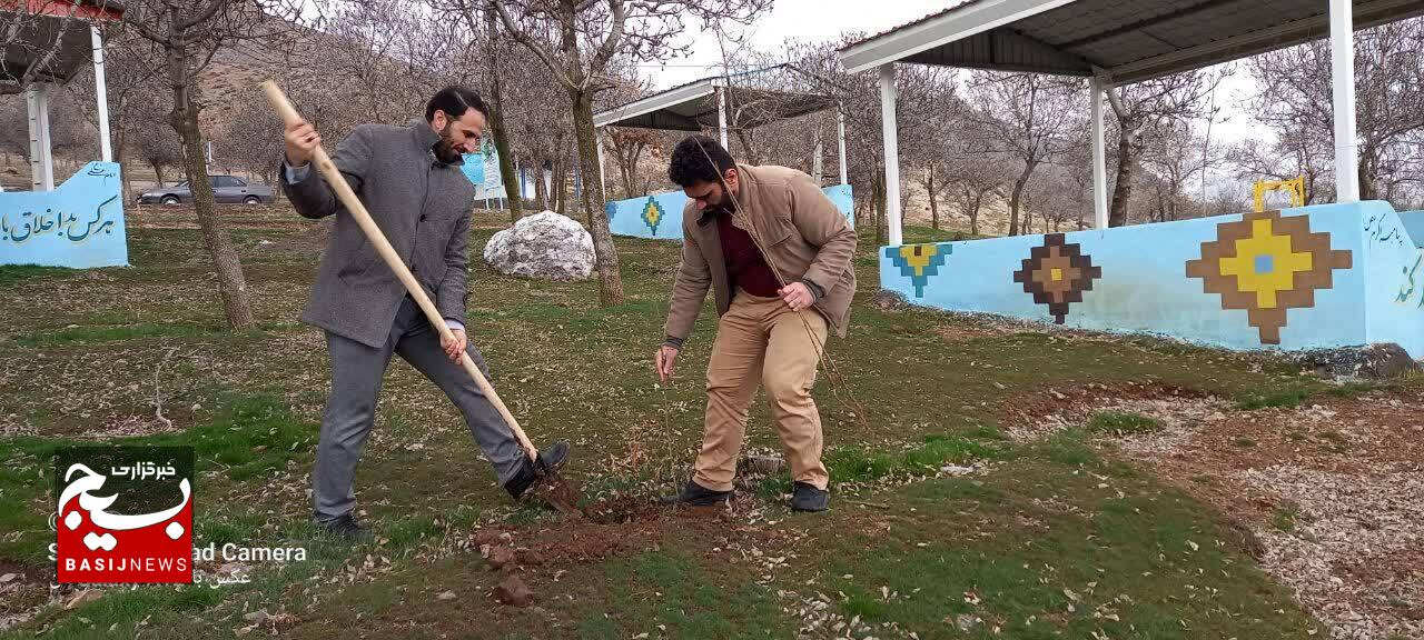 کاشت ۱۳۰۰۰ نهال در سلسله توسط سپاه و بسیج