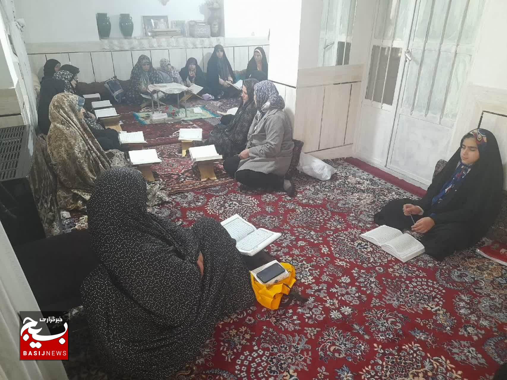 برگزاری محفل انس با قرآن در روستاهای میلمیلک، باده، رازان و چغلوند رود