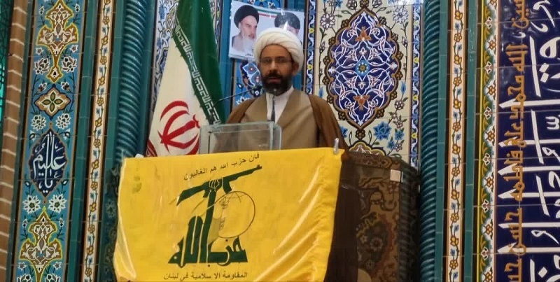شرکت در نماز عبادی سیاسی جمعه به مناسبت تجلیل از سید مقاومت(سید حسن نصرالله وسیخ صفی الدین)