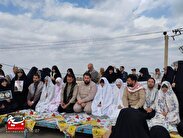 جشن ازدواج آسان ۵ زوج در یادمان دهلاویه برگزار شد