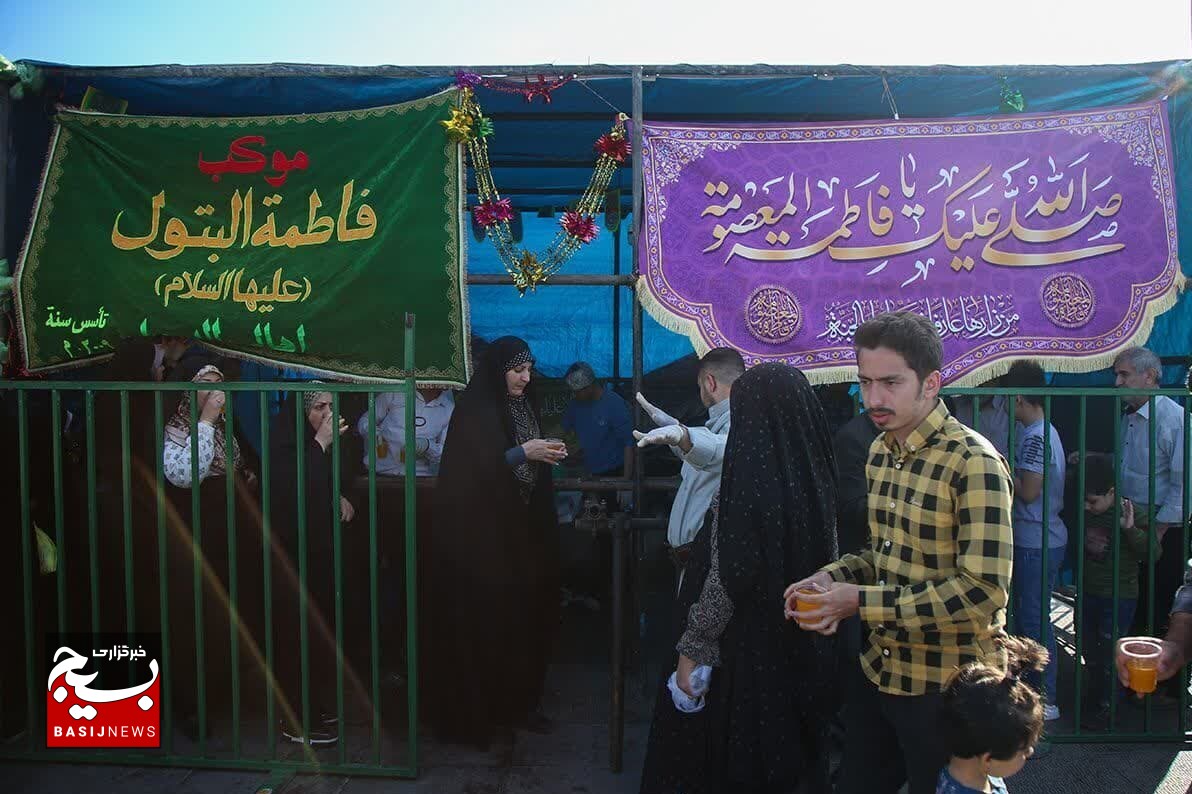 پذیرایی ۹ موکب ایرانی و عراقی از زائران حرم حضرت معصومه(س)