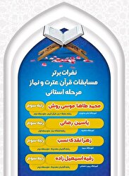 کسب رتبه سوم کرمان مسابقات قرآن و عترت و نماز