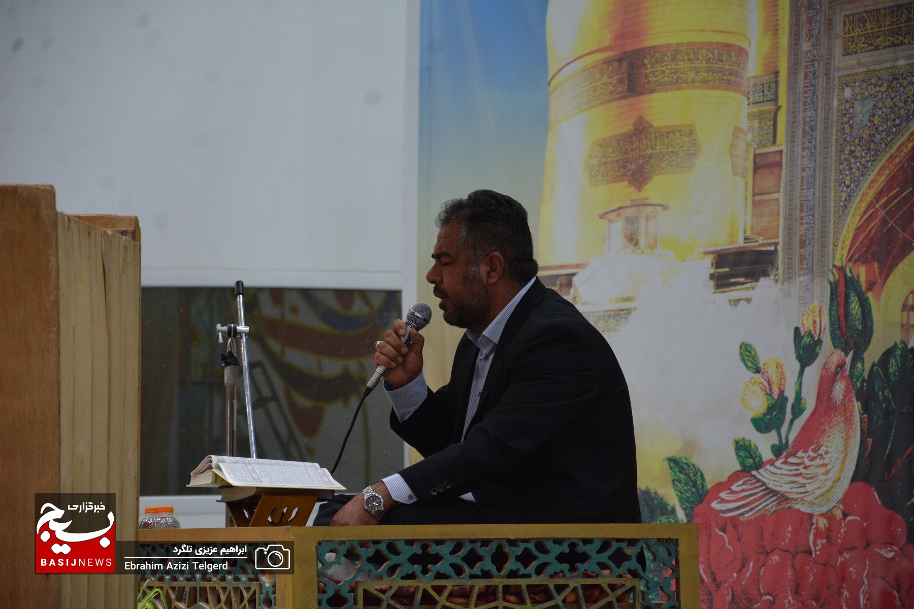 کهگیلویه و بویراحمد عزادار خادم الرضا رئیس جمهور شهید