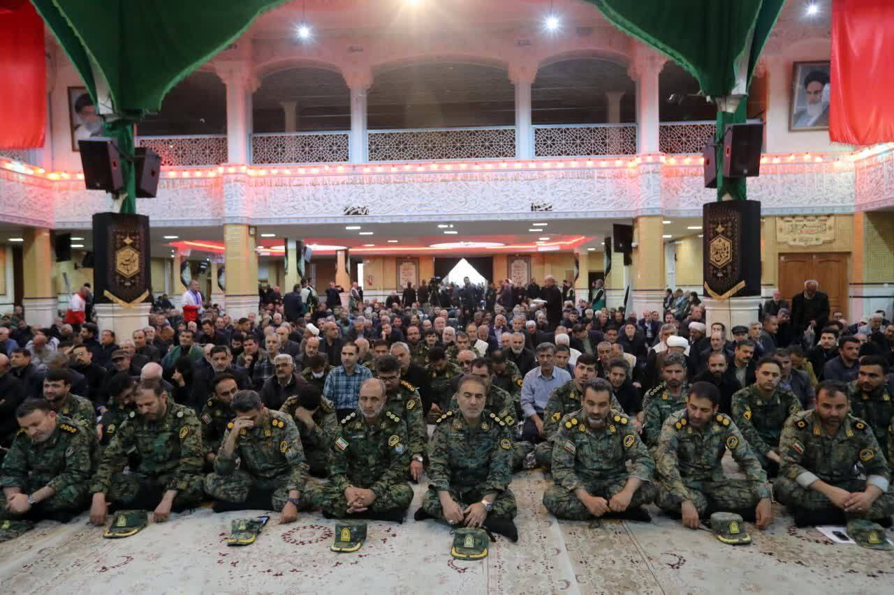 حضور باشکوه زنجانی ها در سوگ شهادت رئیس جمهور