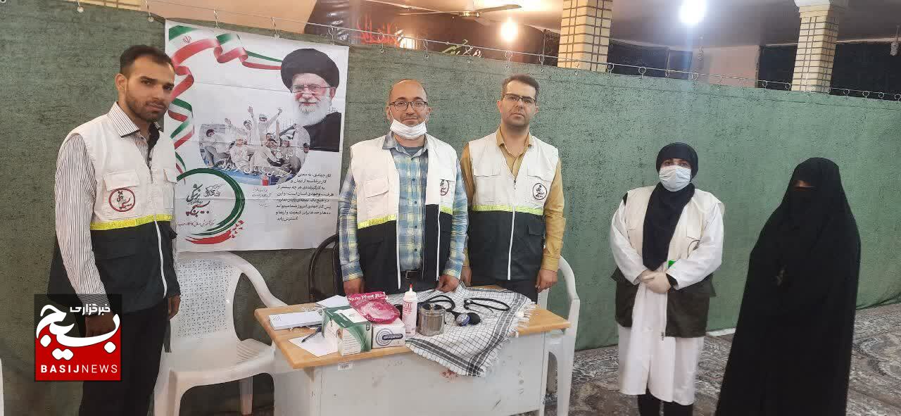 حضور گروه بسیج جامعه پزشکی بیمارستان کامکار در روستای علی‌آباد قم