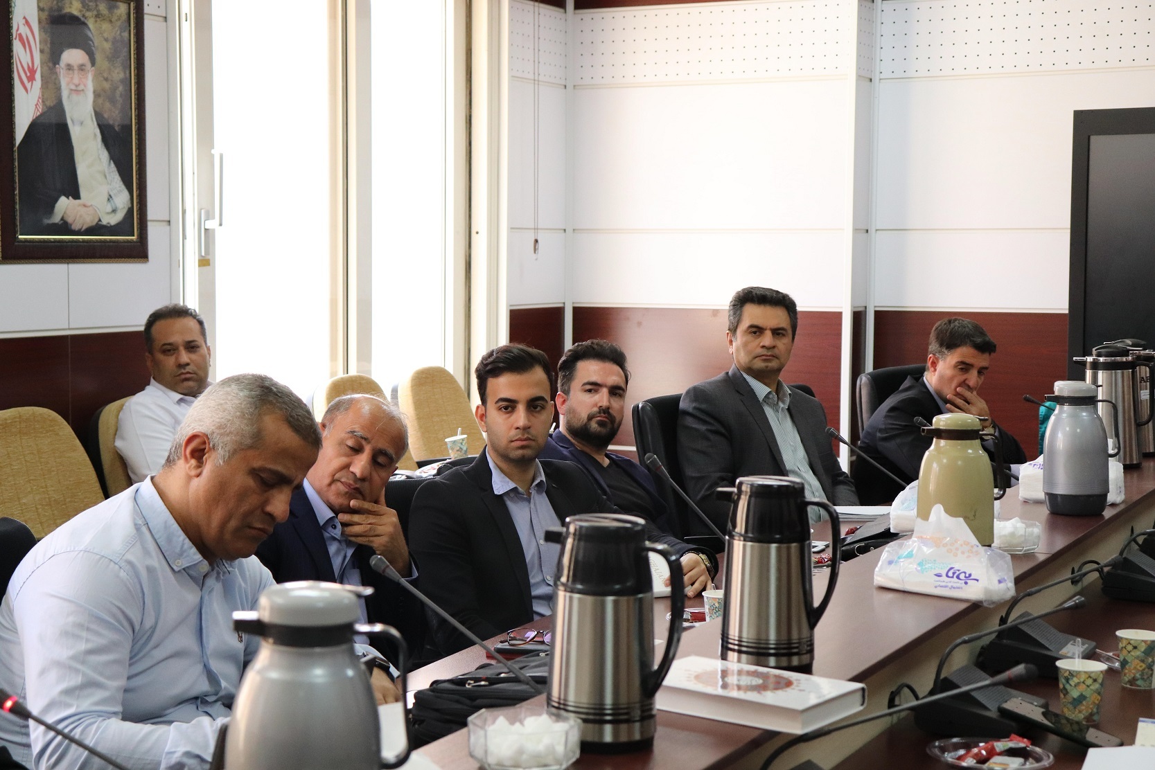 نشست مسئول سازمان بسیج مهندسین صنعت و معدن با اعضاء کمیسیون گمرکی جهش ایران و مدیرکل اطلاعات و برنامه‌ریزی گمرک