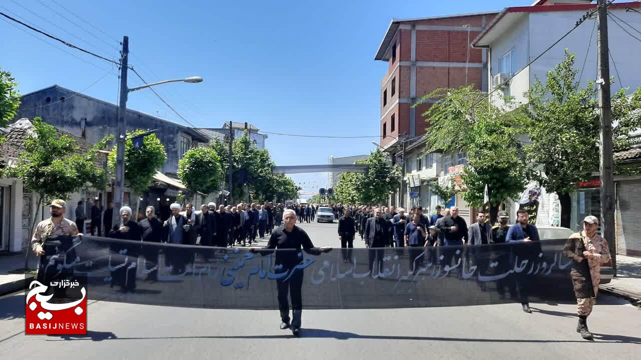گیلان عزادار در سوگ سی و پنجمین سالگرد عروج ملکوتی معمار کبیر انقلاب