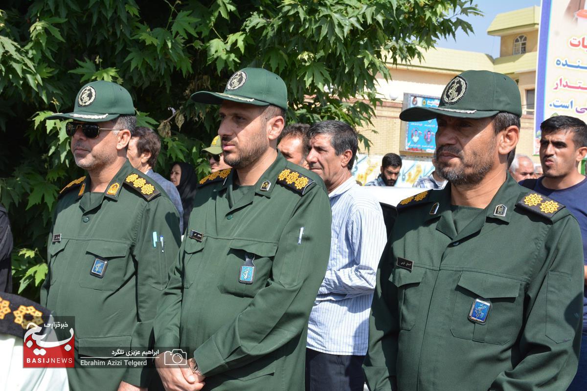 مراسم تشییع پیکر شهید مدافع امنیت