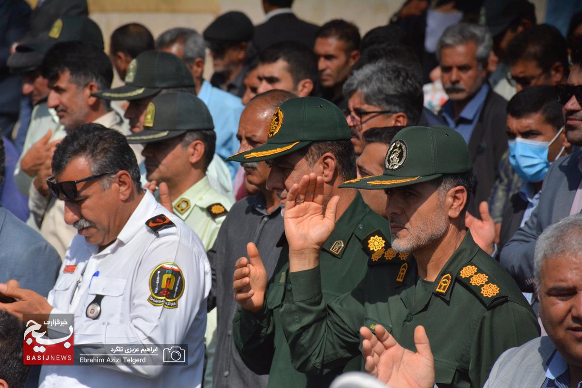 مراسم تشییع پیکر شهید مدافع امنیت