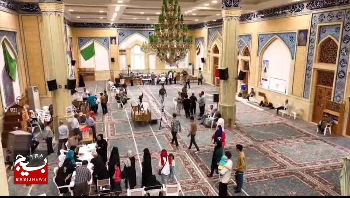 حضور پر شکوه مردم قزوین در انتخابات مرحله دوم