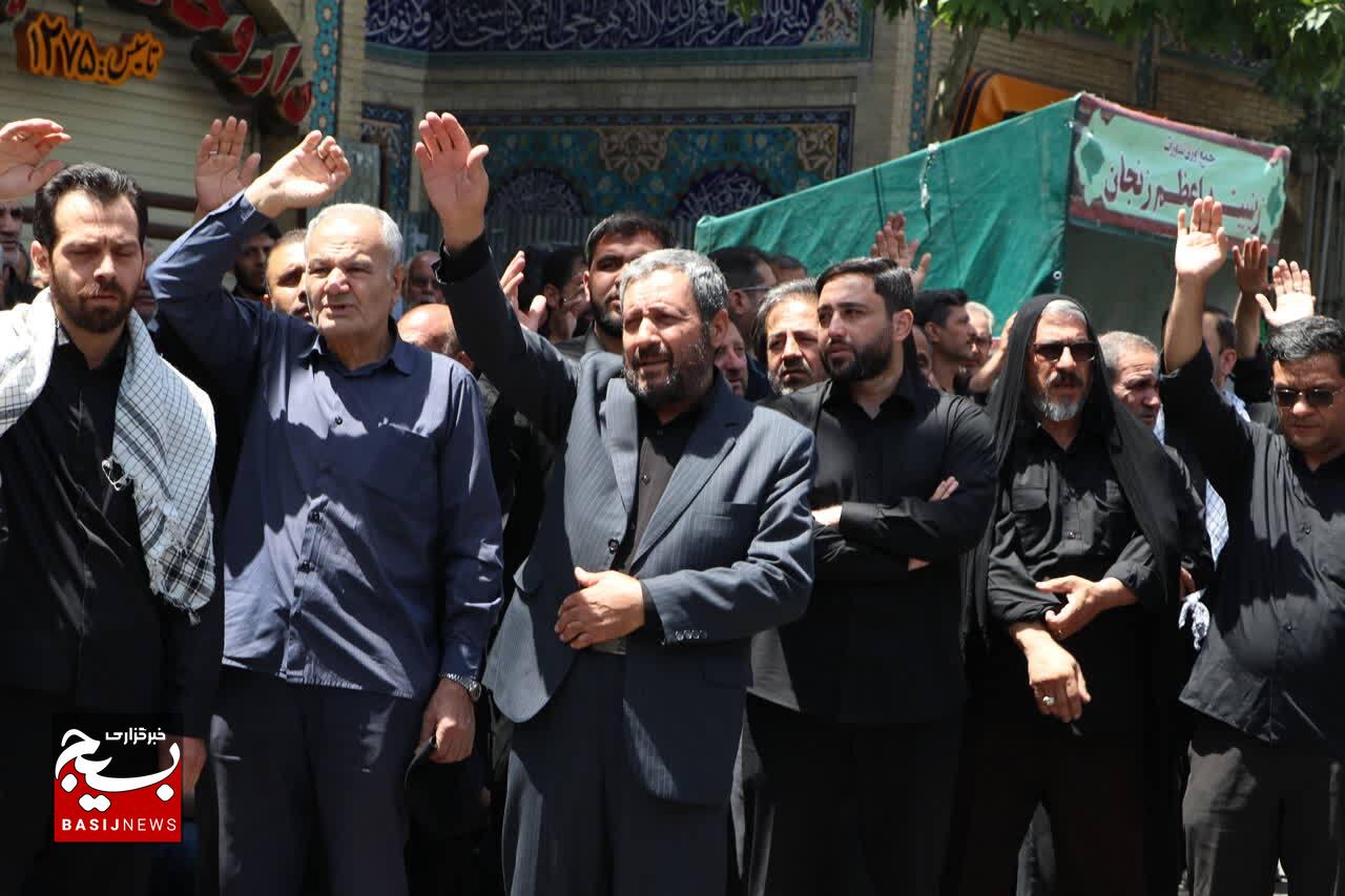 برگزاری  دسته عزاداری هیات رزمندگان اسلام در روز عاشور