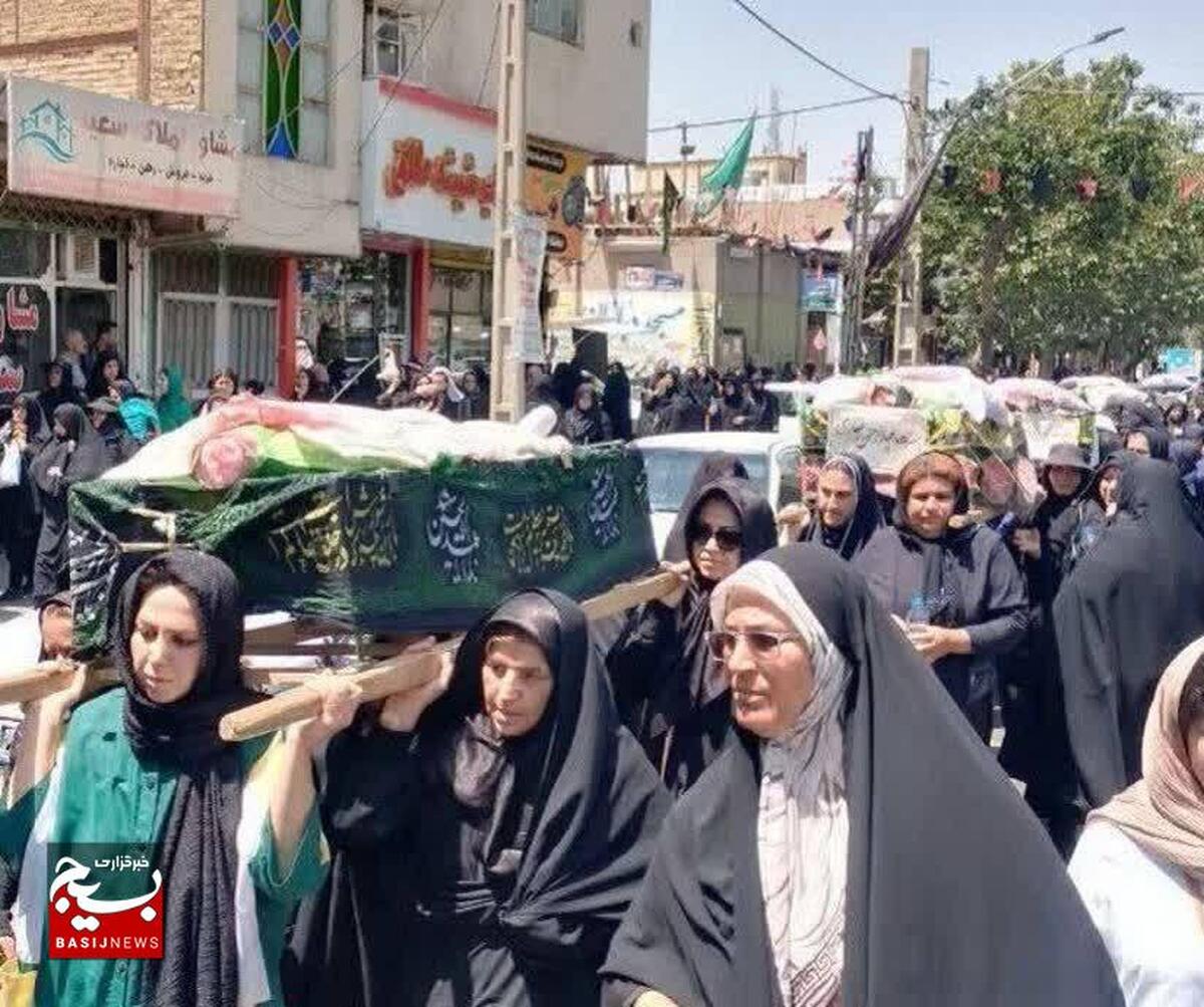 برگزاری مراسم آیینی «زنان طایفه بنی‌اسد» در قزوین