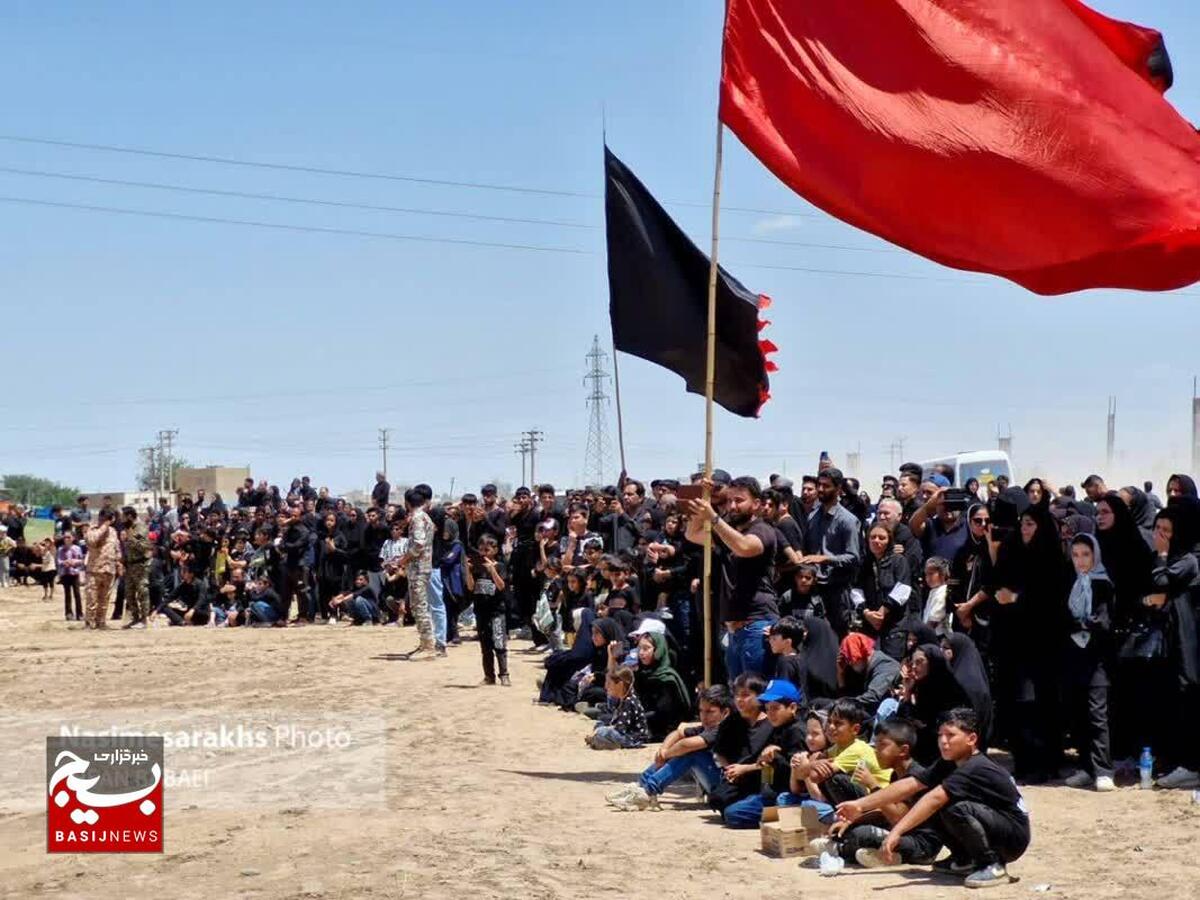 سوگواره بزرگ «با عاشوراییان» به همت کانون بسیج هنرمندان شهرستان سرخس برگزار شد
