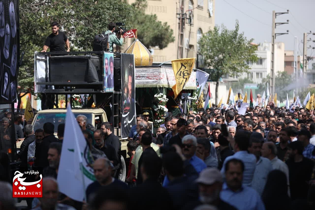 تشییع پیکر شهیدالقدس «میلاد بیدی»