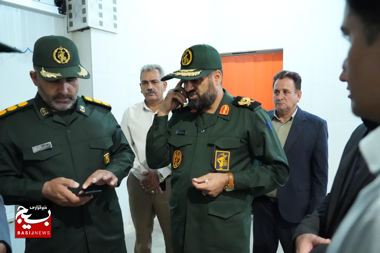 بازدید فرمانده سپاه استان لرستان از شهرک صنعتی شماره ۲ خرم آباد