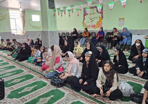 اختتامیه کلاس ‌های جوانه ‌های صالحین پایگاه مقاومت بسیج خیره النسا شهرستان جم