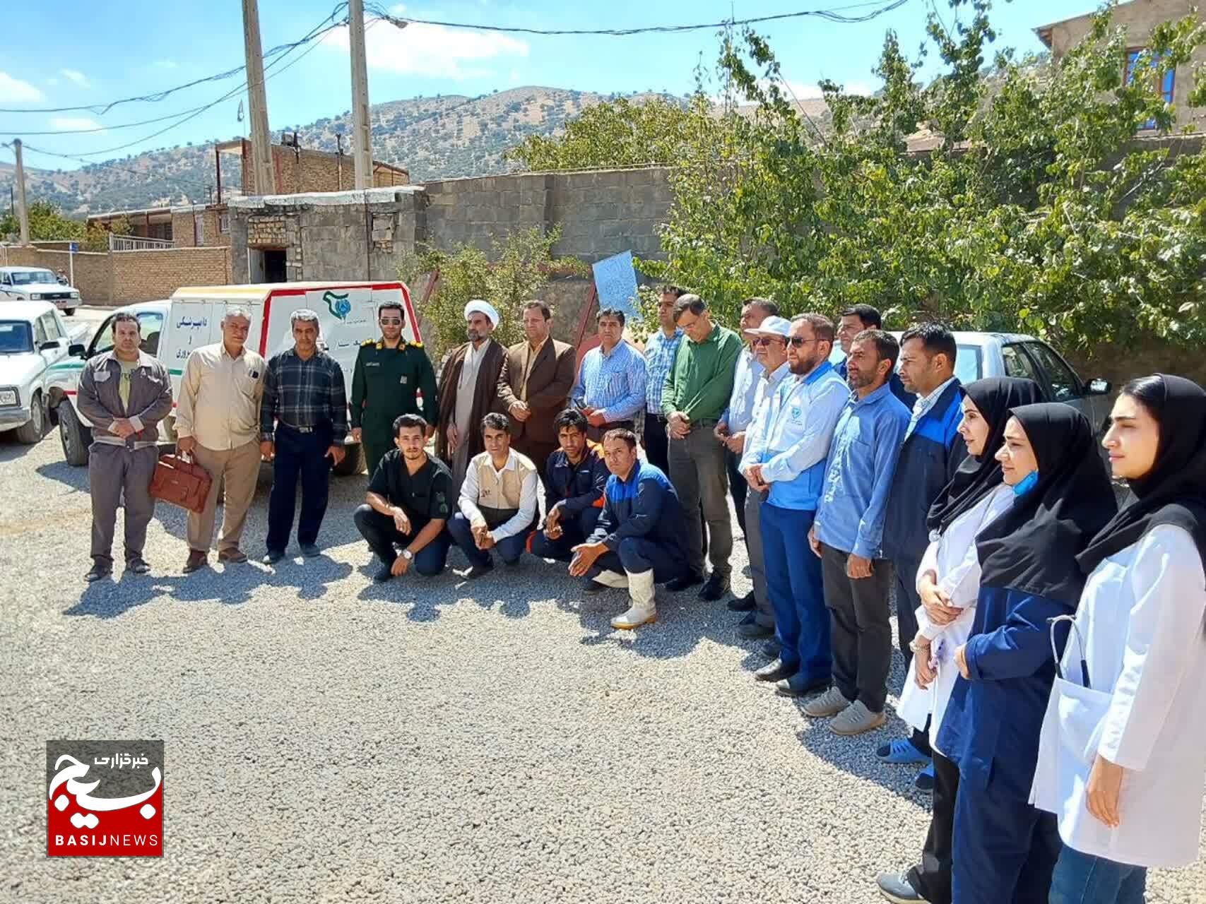 ویزیت رایگان ۴ هزار راس دام و ۵۰۰ عدد طیور در رزمایش جهادی دامپزشکی شهرستان خرم آباد بخش زاغه (روستای باده)