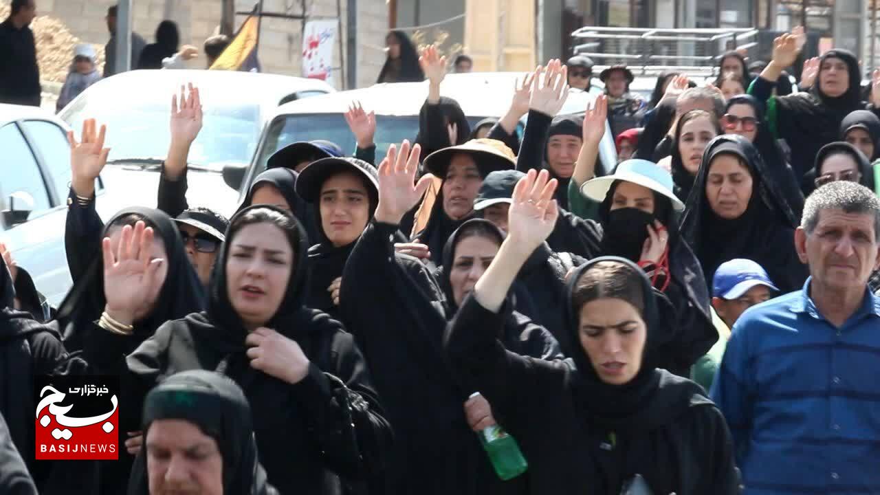 پیاده روی جاماندگان اربعین حسینی در یاسوج + ( فیلم و تصاویر  )