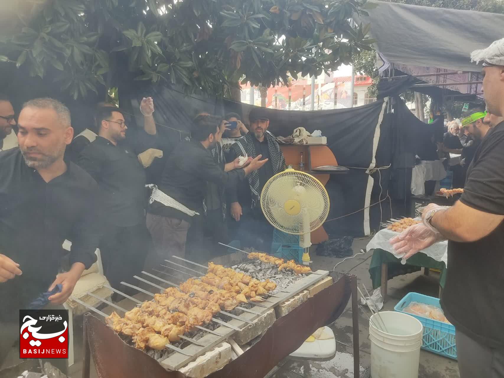 خادمی فرمانده سپاه قدس گیلان در مواکب 