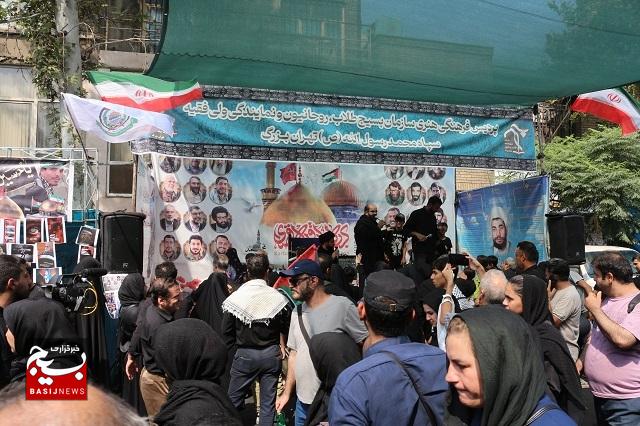 برپایی پردیس فرهنگی بسیج طلاب در مسیر راهپیمایی جاماندگان حسینی برپایی پردیس فرهنگی بسیج طلاب در مسیر راهپیمایی جاماندگان حسینی