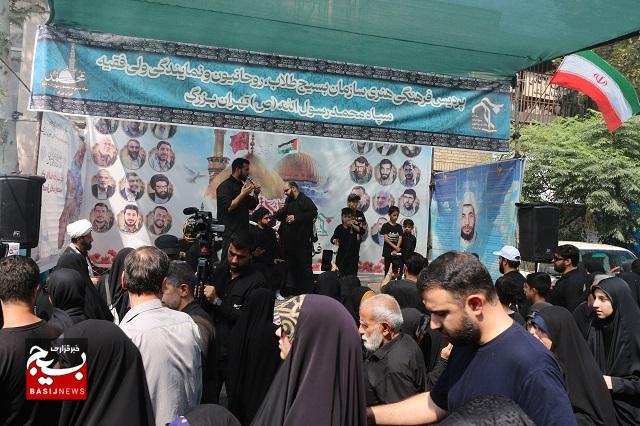 برپایی پردیس فرهنگی بسیج طلاب در مسیر راهپیمایی جاماندگان حسینی برپایی پردیس فرهنگی بسیج طلاب در مسیر راهپیمایی جاماندگان حسینی
