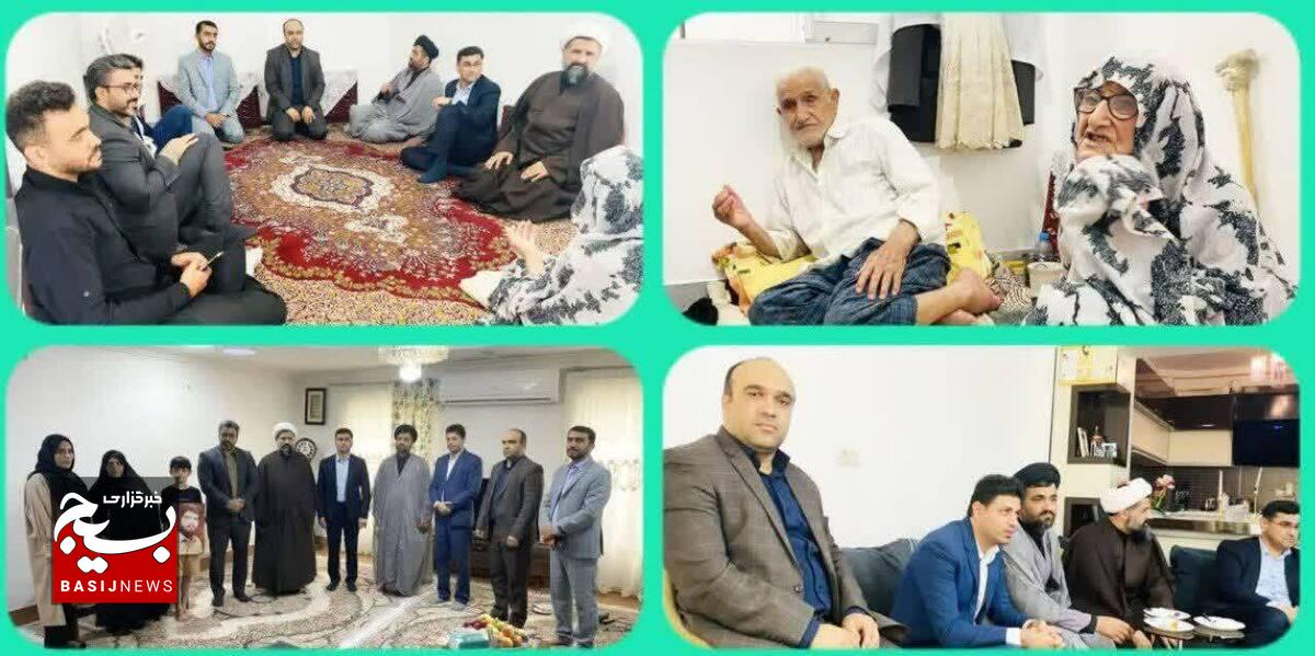 دیدار با خانواده شهدا برای مسئولان افتخار و موجب تجدید روحیه جهاد است