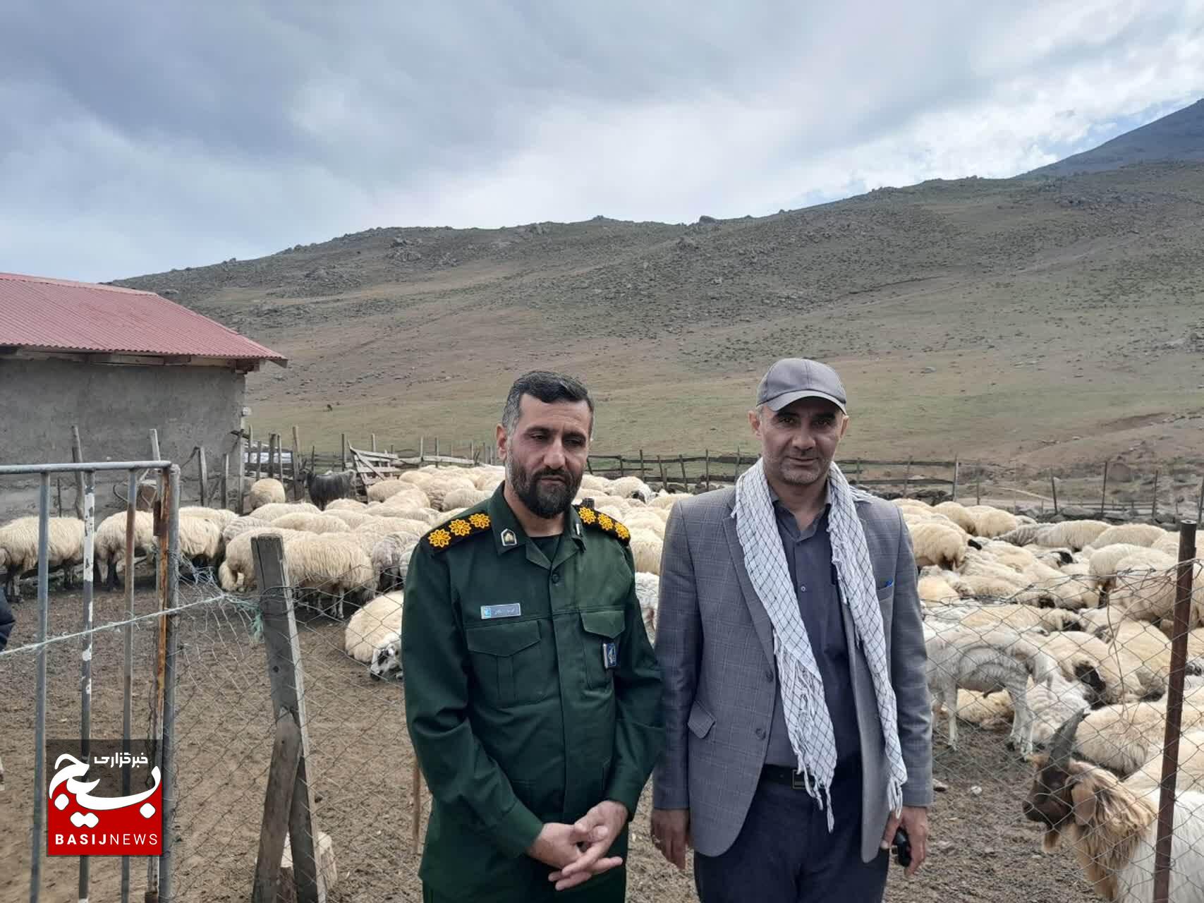 خدمات جهادی و افتتاح پایگاه بسیج عشایری در تالش