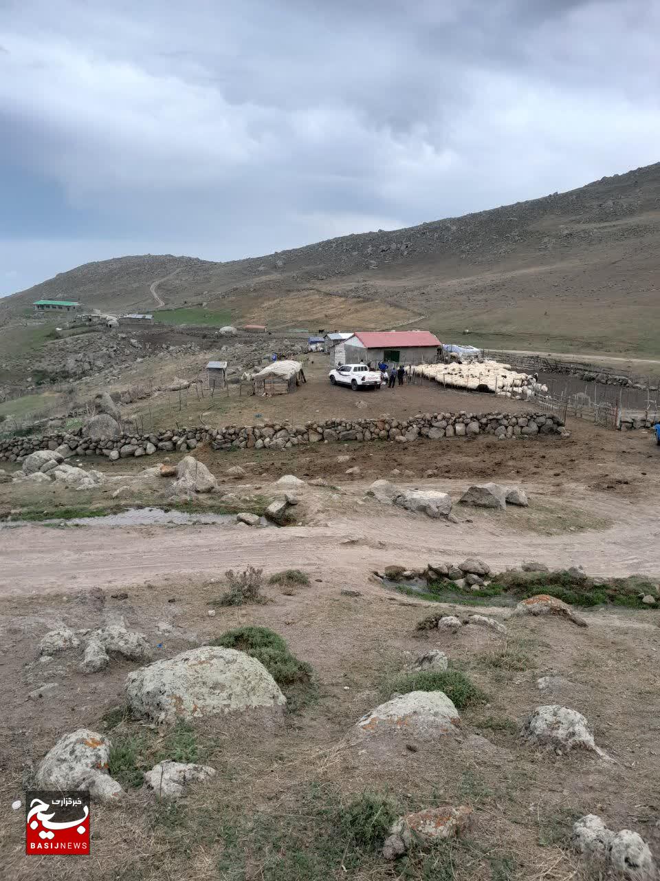 خدمات جهادی و افتتاح پایگاه بسیج عشایری در تالش