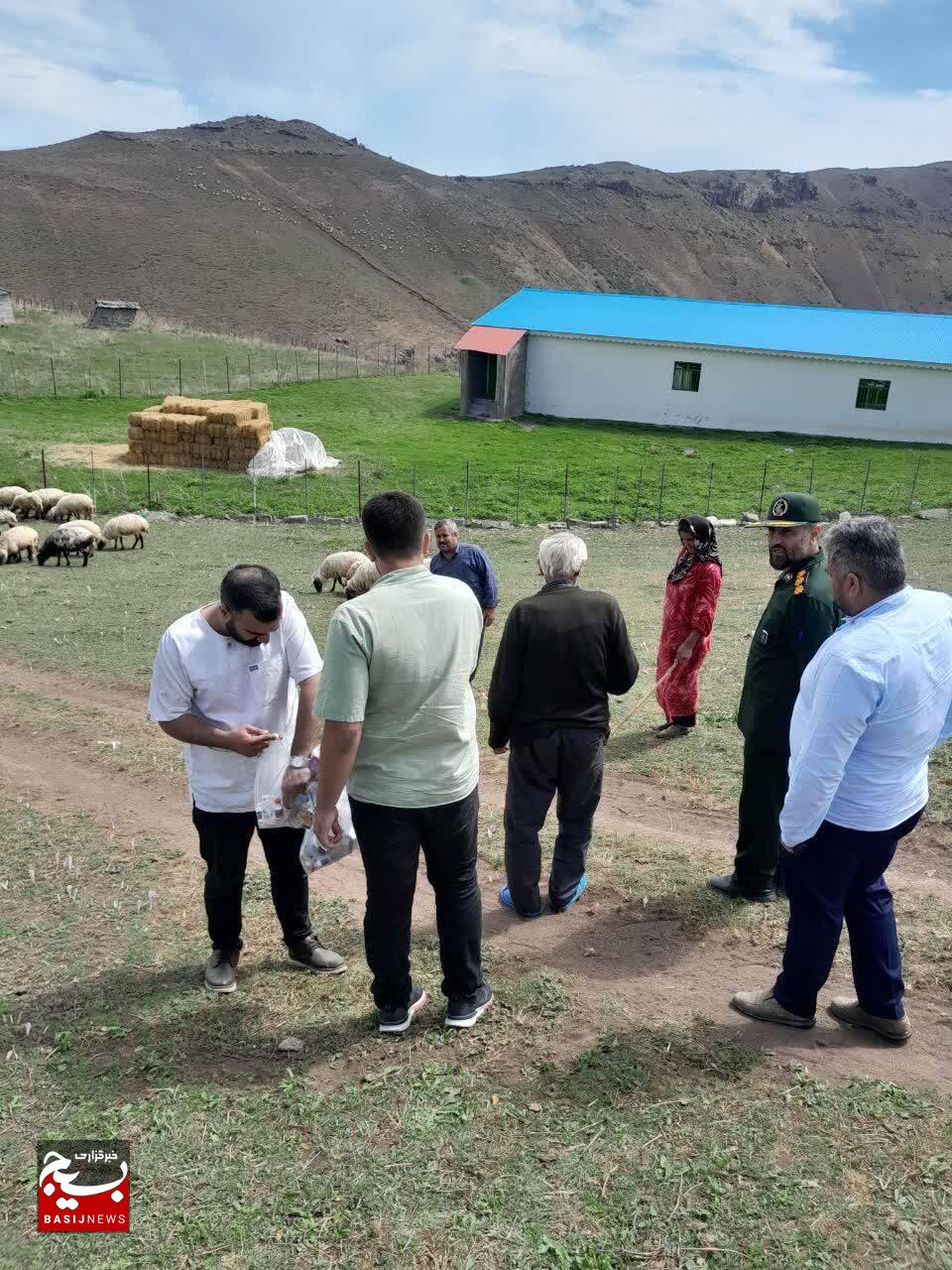 خدمات جهادی و افتتاح پایگاه بسیج عشایری در تالش
