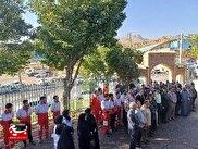 غبار روبی مزار شهدای سامان با حضور استاندار
