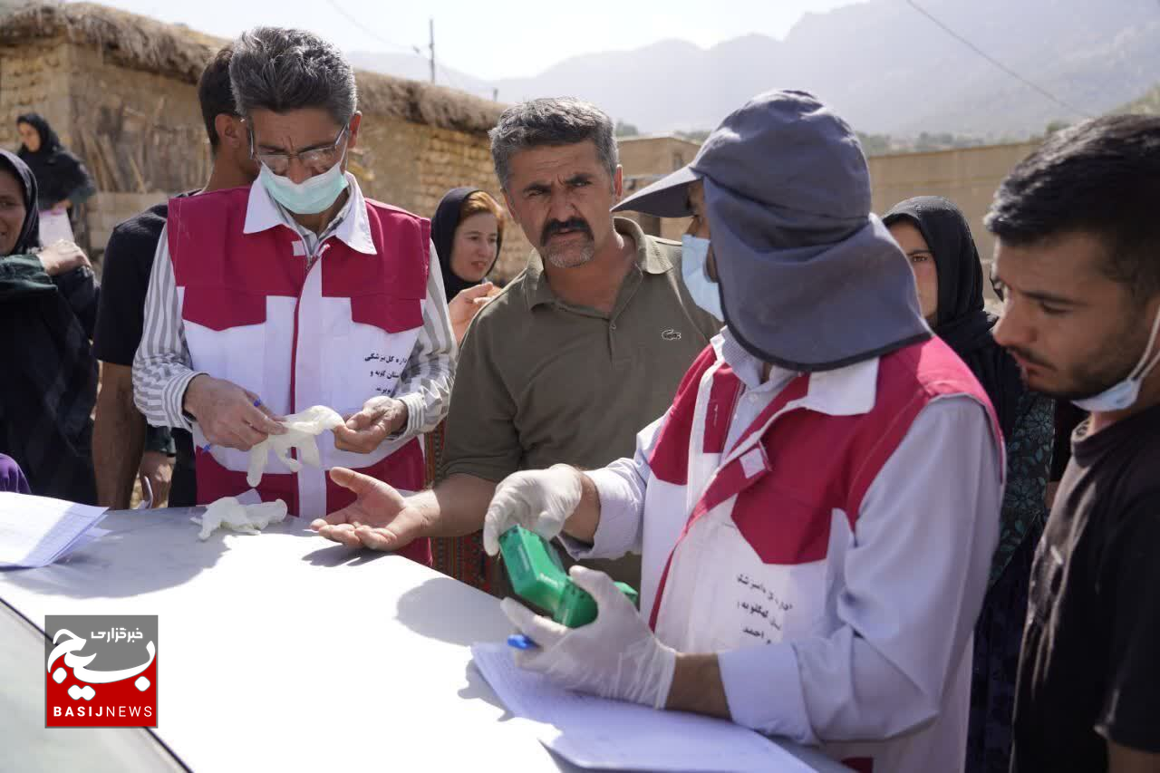 اردو جهادی بسیج دانشجویی دانشگاه علوم پزشکی یاسوج در روستای چاهن