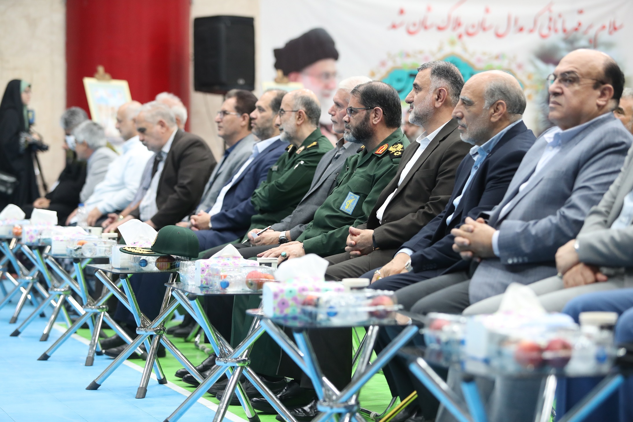 گزارش تصویری از اولین مراسم تجلیل از قهرمانان ملی‌پوش خانواده شهدا، ایثارگران و رزمندگان