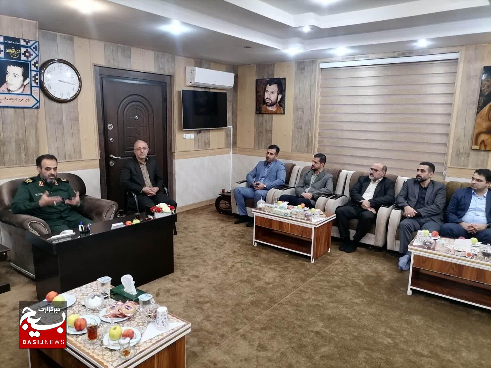 دیدار جمعی از فرزندان شهدا با  فرمانده سپاه قدس گیلان