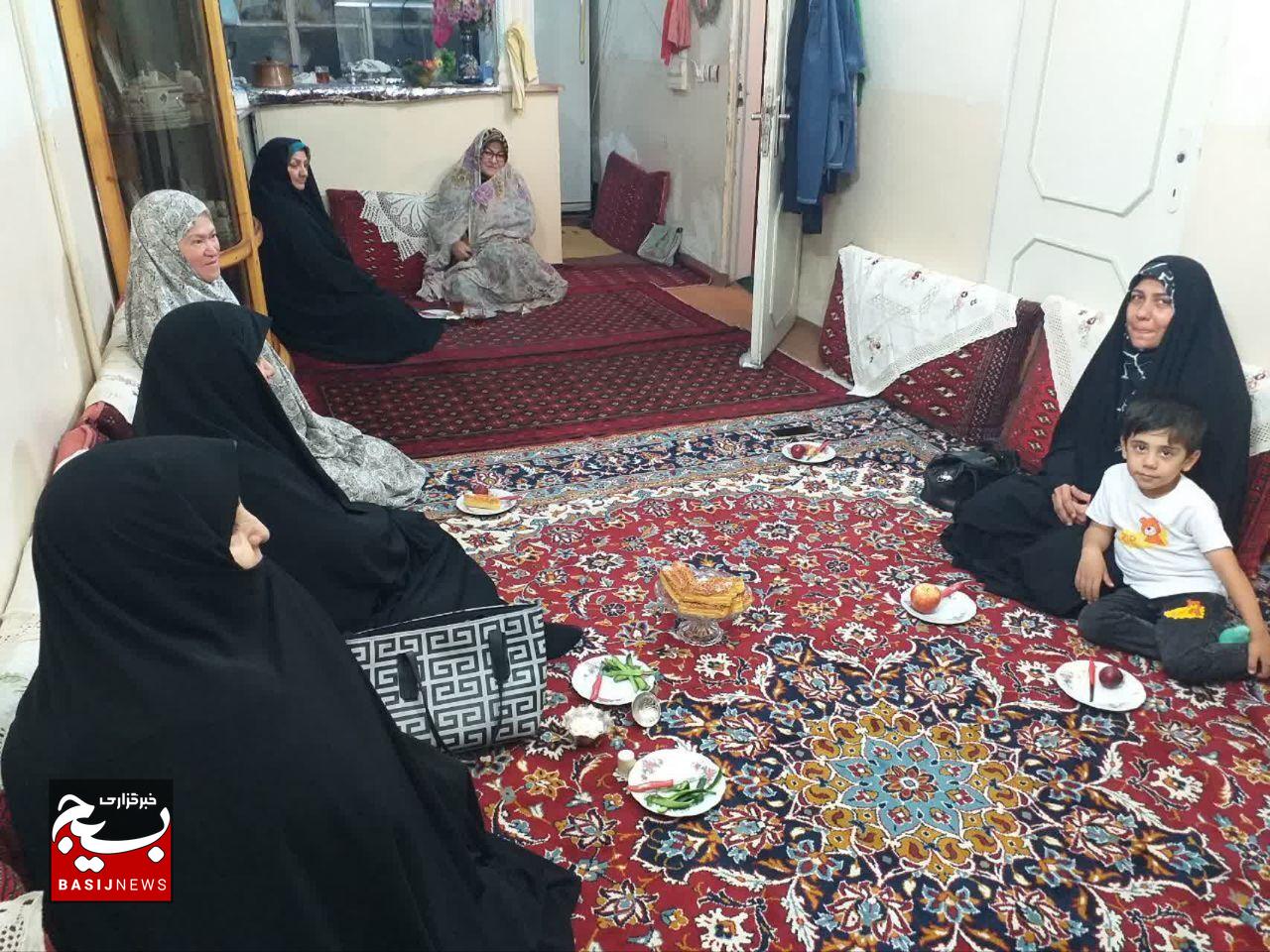 سرکشی از خانواده شهید جانباز احمد نعمانی توسط بسیجیان ناحیه مالک اشتر مشهد+ عکس