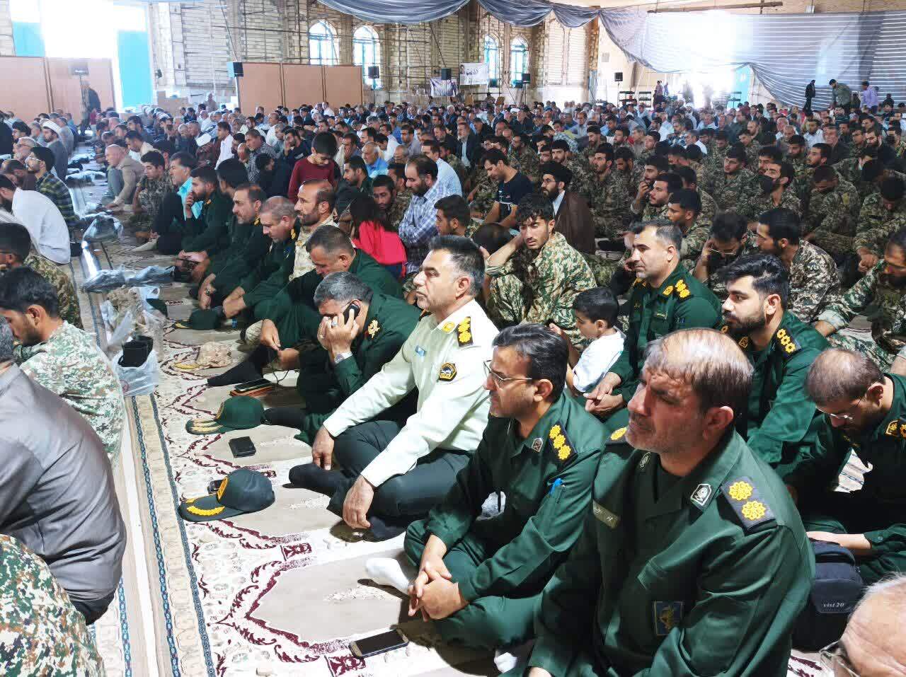 تیپ 48 از حضور در نماز جمعه تا راهپیمایی علیه صهیونیست