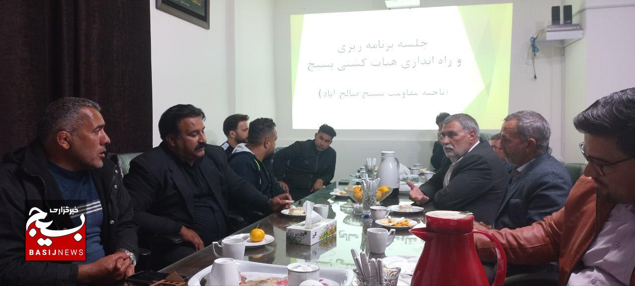 باهدف استعدادیابی وتربیت ورزشی هیئت کشتی بسیج درصالح آبادشکل گرفت