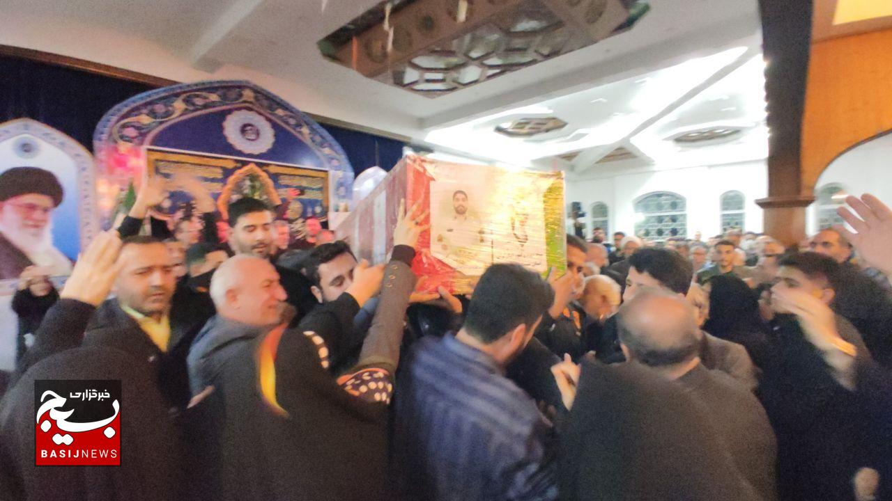 مراسم وداع با شهید مدافع امنیت ؛  استواریکم «علیرضا آقا جانی »