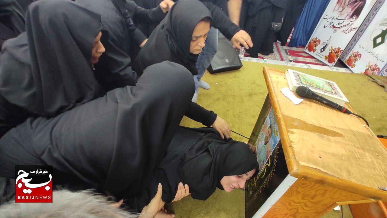 مراسم وداع با شهید مدافع امنیت ؛  استواریکم «علیرضا آقا جانی »