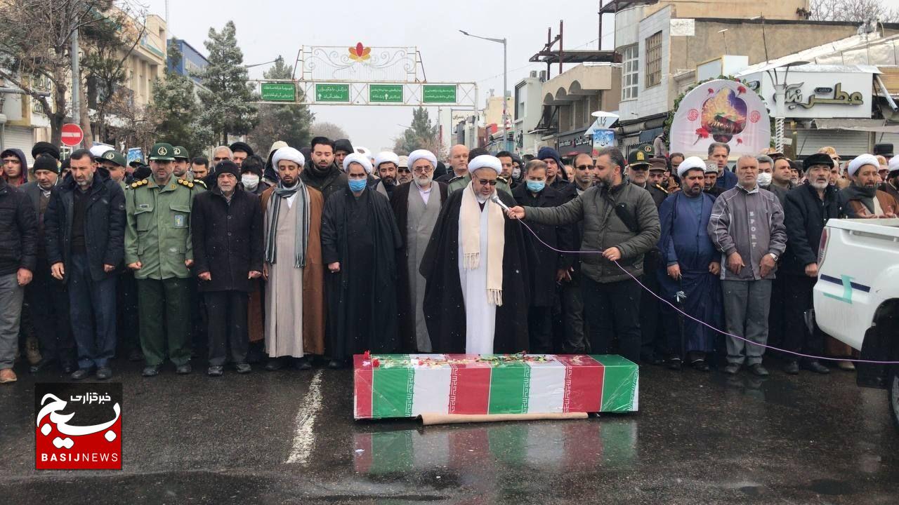 پیکر مطهر شهید خوش نام در قوچان به خاک سپرده شد